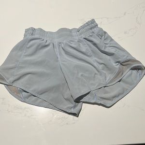 Lululemon Hotty Hot 4” Shorts Light Blue